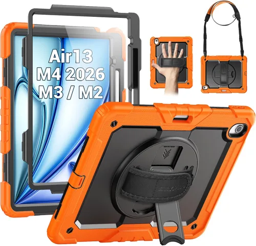 Vista 11 de SEYMAC para iPad mini 5/ Mini 4 Funda de 7.9 Pulgadas, Funda Protectora de Cuerpo Completo Resistente a Golpes con Protector de Pantalla, Soporte