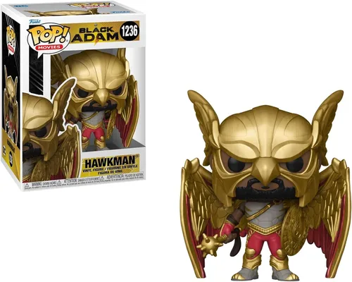 Vista 2 de POP DC Heroes: Black Adam - Figura de vinilo Hawkman Funko (paquete con funda protectora de caja compatible), multicolor, 3.75 pulgadas