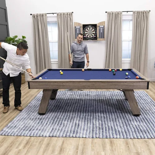 Vista 7 de American Legend Billiard Table with Rustic Wood Finish