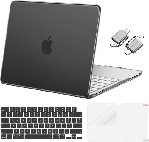Vista 25 de MOSISO Compatible con MacBook Neo Case 13 pulgadas 2026 A3404 A18 Pro Chip Rubor de cristal