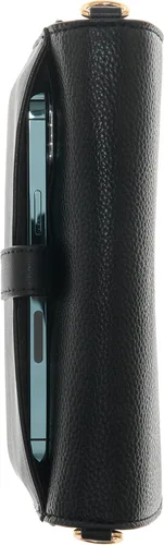Vista 3 de Nine West LINNETTE Cartera ON A String, Marrón Negro Logo, Logotipo marrónnegro