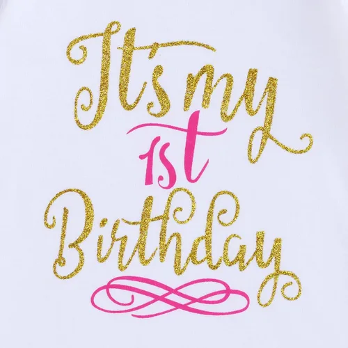 Vista 3 de Outit para el primer cumpleaños de la niña de la princesa Cake Smash sesión de fotografía