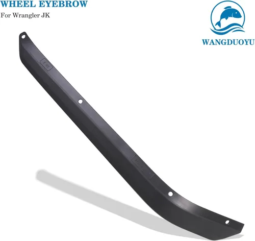 Vista 3 de Juego de extensiones de guardabarros delanteros y traseros compatibles con modelos Jeep Wrangler JK JKU 2007-2018 (se adapta a JK JKU)
