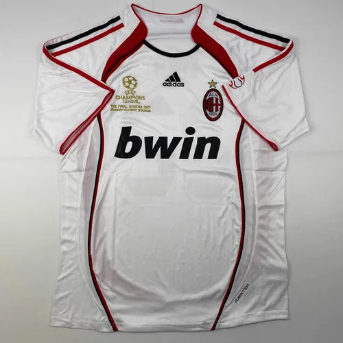 Vista 4 de Camiseta de fútbol blanca con Autógrafo Ricardo Kaka AC Milan Beckett BAS COA
