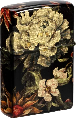 Vista 2 de Zippo Encendedor: Peonías Flores y Aves - 540 Fusion 46095