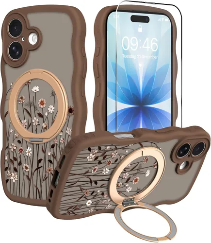 Vista 20 de OOK Funda magnética para iPhone 11 [compatible con MagSafe] Funda delgada mate translúcida negra para iPhone 11, funda protectora de lente de Negro