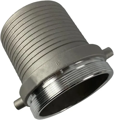 Vista 4 de 6" EN X 300' pies de PVC agrícola Lay Flat Discharge Pump Hose con Roscado Camlock Pin Lug