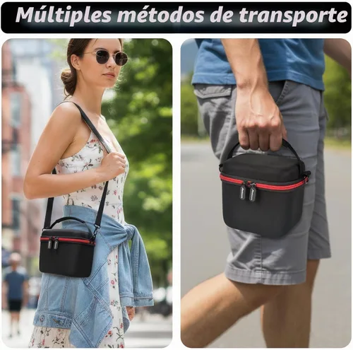 Vista 8 de 8K - Funda para cámara digital Tecglem/para toberto/para Duluvulu Negro