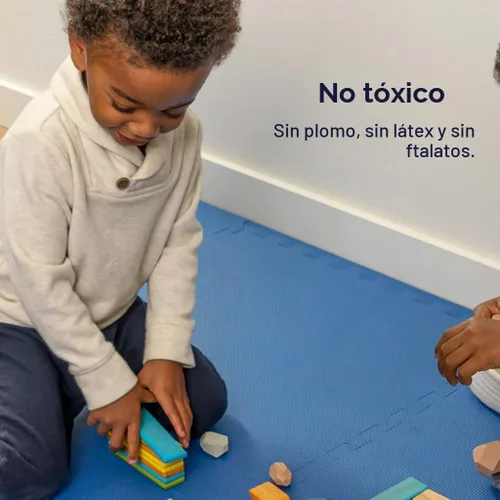 Vista 6 de We Sell Mats - Baldosas multiusos de espuma EVA con un grosor de 0.5 pulgadas, alfombrillas entrelazadas para gimnasios de interior y para el hogar