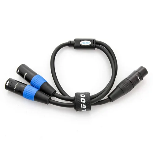 Vista 8 de JOLGOO Divisor XLR - Cable Y hembra a macho doble, 1.6 pies