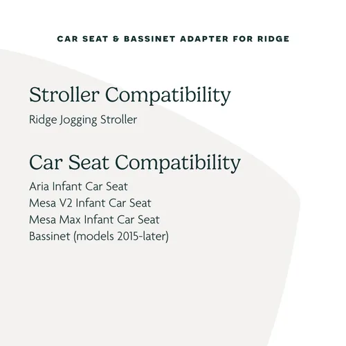 Vista 7 de UPPAbaby Adaptadores para Ridge, compatible con Aria, Mesa V2, Mesa Max y moisés, accesorio rápido + seguro, 1 par