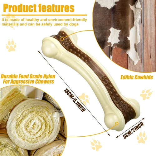 Vista 3 de Sosation 10 juguetes masticables para perros para masticadores agresivos