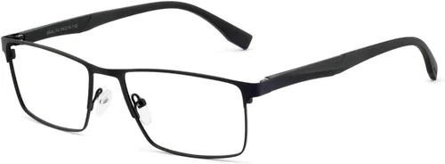 Vista 4 de OCCI CHIARI Lentes anti luz azul - Gafas de computadora y juegos para hombre (negro, sin aumento)