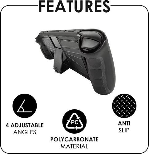 Vista 2 de GAMEHEAD Gaming Accessories - Funda protectora para cubierta de vapor con 4 soportes de ángulo ajustables, partículas antideslizantes, diseño