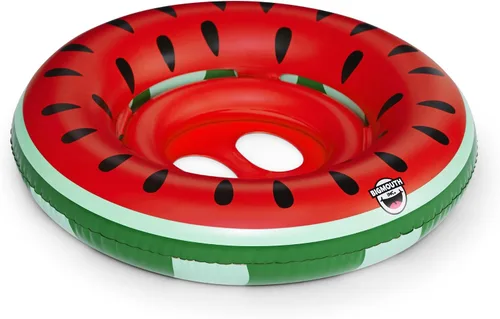 Vista 4 de Flotador grande de sandía para bebés, anillo de natación inflable para bebés y niños pequeños de 1 a 3 años, flotador de agua para principiantes