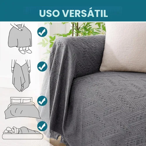 Vista 4 de Turquoize - Funda para sofá de algodón de color gris, protector para sofá, funda para sofás, fundas para sofá seccional lavables para perros