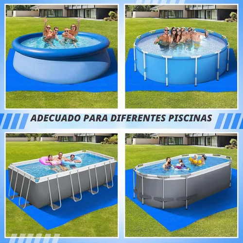Vista 7 de Aulock Almohadillas de piscina de 16.4 x 16.4 pies para piscina sobre