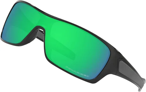 Vista 2 de BroLizard 2.0mm Thick Polarized Lens Replacement for Oakley Turbine Rotor OO9307 Sunglasses - Aqua Green Polarized Lenses Mirror Coating