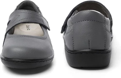 Vista 7 de Zapatos planos clásicos y cómodos Mary Jane para mujer, zapatos de vestir casuales a la moda, bonitos zapatos de vestir con puntera cerrada, ligeros