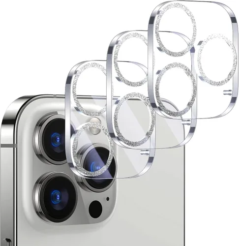 Vista 67 de UniqueMe para Paquete de 3 Protectores de Lente de Cámara para iPhone 15 Pro/iPhone 15 Pro Max, [Protección contra Caídas] [Compatible con Fundas]