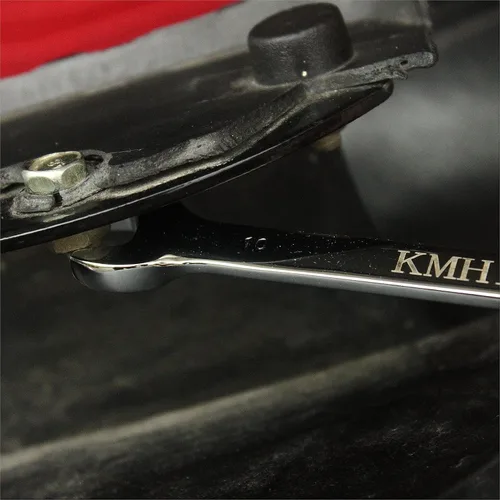 Vista 3 de Llave de trinquete flexible de 0.394 in, acero al cromo vanadio, 72 dientes Para maquinaria, reparación de automóviles, fontanería, mejoras