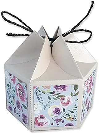 Vista 3 de RLJLIVES Caja de regalo Plantillas de troqueles de corte de metal para bricolaje Scrapbooking Sello / álbum de fotos decorativo en relieve DIY