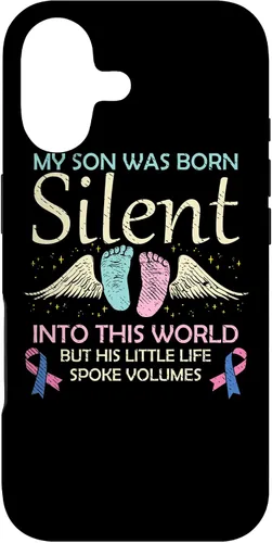 Vista 32 de Funda para iPhone XR My Son Born Silent Baby Loss Conocimiento de Pérdidas