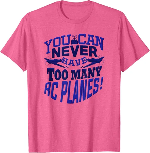 Vista 25 de RC Plane You Can Never Have Too Many RC Aviones Hobby Lover - Camiseta, gris, S
