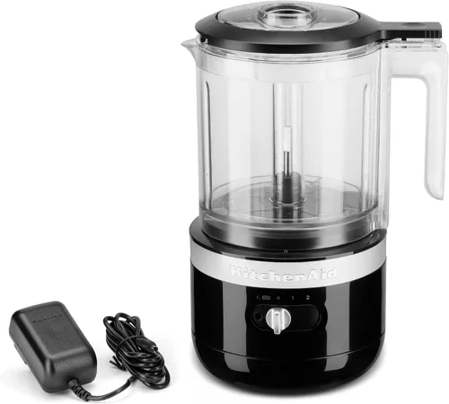 Vista 7 de KitchenAid Picador de alimentos inalámbrico KFCB519VB de 5 tazas, terciopelo azul Azul terciopelo