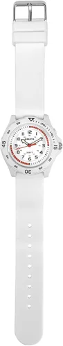 Vista 2 de Dakota Easy Clean - Reloj de enfermera de silicona para mujer con esfera iluminada, esfera militar de 1.417in, resistente al agua, reloj médico