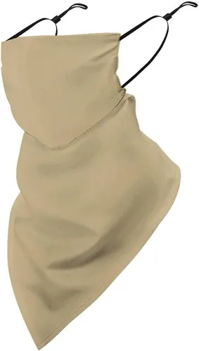Vista 9 de Bufanda triangular reutilizable con cinta elástica para las orejas, protección solar UV