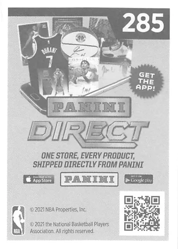 Vista 2 de 2020-21 Panini Stickers #285 Terence Davis Official NBA Basketball Album Sticker Measuring 2.75 inch tall X 2 inches wide in Raw