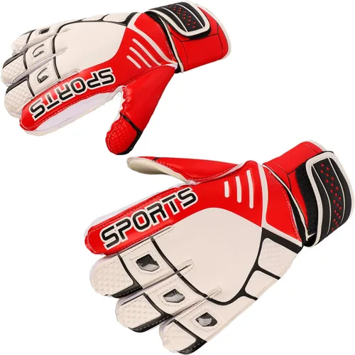Vista 4 de ZJchao Guantes de portero de fútbol duraderos de látex antideslizantes para adultos, material de malla con diseño de malla de primera calidad