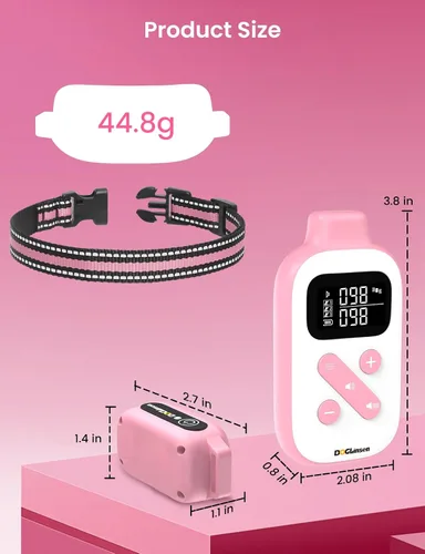 Vista 14 de Collar de Entrenamiento para Perros sin Choque, Collar de Perro con Pitido y Vibración con Control Remoto 853M, Collar de Vibración para Perros