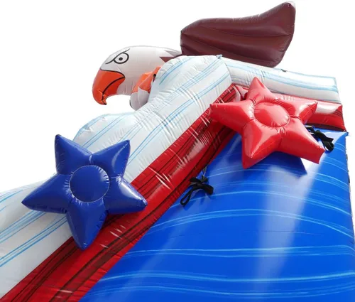 Vista 8 de TentandTable Tobogán acuático inflable para niños y adultos, diversión acuática gigante de grado comercial, incluye soplador de aire eléctrico, 35
