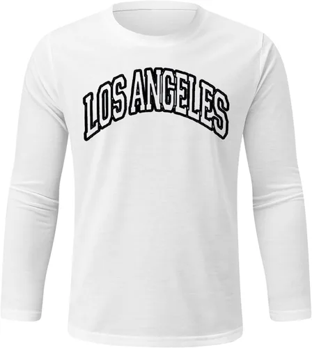 Vista 2 de Tshirt for Men Crew Neck Casual Long Sleeve Lightweight Thermal Relaxed Fit Tees Trendy True Comfort Tops