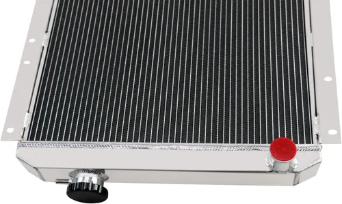 Vista 8 de Relé de ventilador de aluminio de 3 hileras para Toyota Land Cruiser FJ40 FJ45 Gasolina 1958-1984