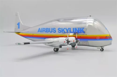 Vista 8 de Alas JC para aeronave AERO SPACELINES Super Guppy para Airbus SKYLINK 377SGT F-BTGV 1/200 DIECAST modelo preconstruido