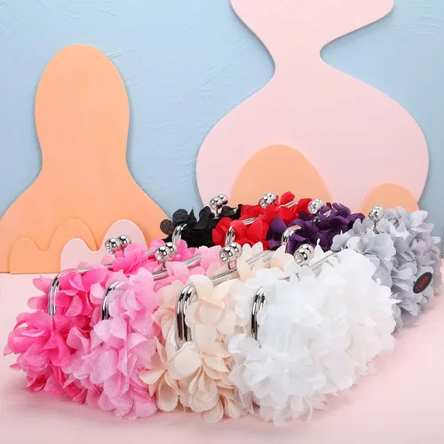Vista 7 de Fawziya Carteras con corte floral para mujer, bolsos y embragues de noche