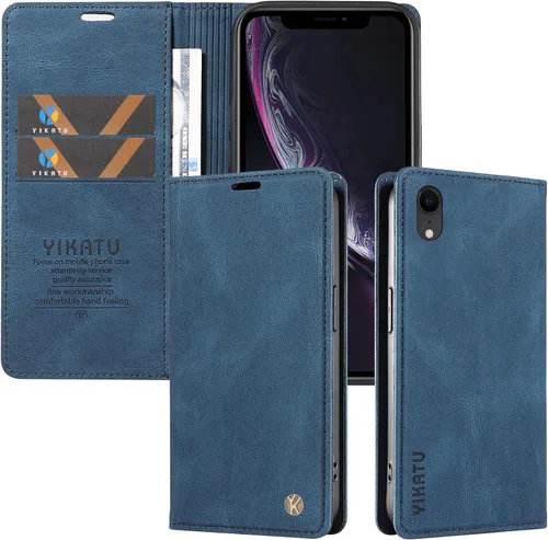 Vista 4 de Funda compatible con Xiaomi Poco X3 GT 5G, compatible con Redmi Note 10 Pro (China) 5G de piel sintética, ranura para tarjetas, cierre magnético