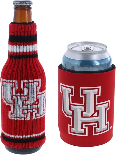 Vista 99 de College Team Color Logo Can & Bottle Holder Insulator Beverage Cooler Set