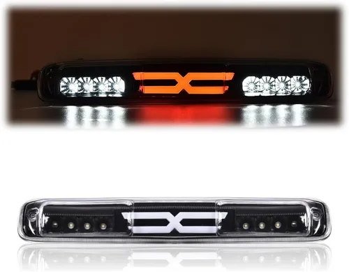 Vista 45 de GRAND ORANGE Tercera luz de freno LED de montaje alto 92-99 compatible con Chevy GMC Suburban/Yukon 94-05 compatible con Chevy Blazer S10 luz