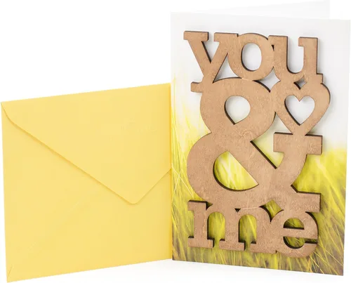 Vista 7 de Hallmark Tarjeta de aniversario exclusiva para marido, esposa, novio, novia (Love of My Life)