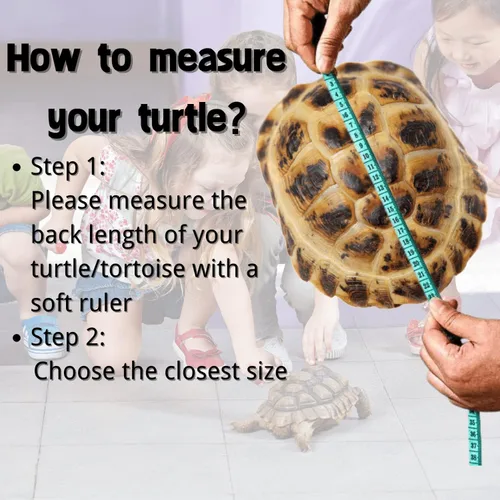 Vista 6 de Suéter para tortuga, suéter de punto cálido de invierno hecho a mano con correa ajustable, suéter de animal pequeño, ropa de tortuga para Navidad