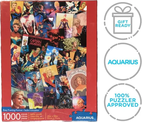 Vista 3 de Marvel Captain Marvel Collage 1000 pc Rompecabezas