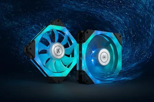 Vista 8 de EKWB EK-Quantum Impulse 120 D-RGB - Ventilador de 4.724 in, 400-1800 RPM, color negro