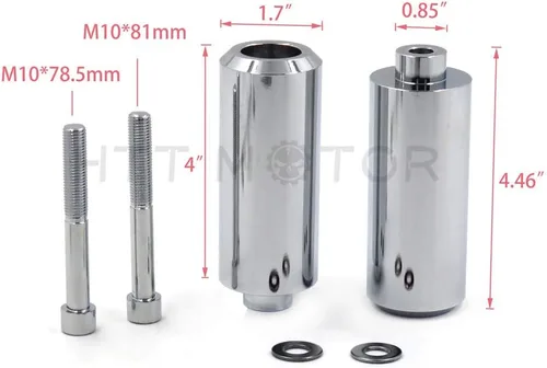 Vista 3 de MT219-017A - Deslizador de marco extendido de aluminio compatible con Fz-6 Fz-6S 6S 600 Cd 2004, 2005, 2006, 2007, 2008-2012, Fz-6 Fz-6S 600