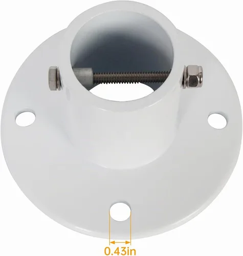 Vista 4 de KUAFU Brida de cubierta deslizante de aluminio con perno de brida para 1 Paquete