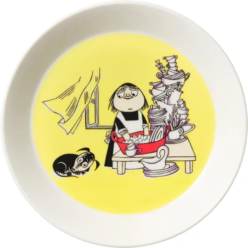 Vista 6 de Arabia Moomin Plate 7.48in Fillyjonk, Gris