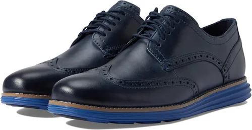 Vista 17 de Cole Haan Men's OriginalGrand Shortwing Oxford Negro Cuero/Blanco